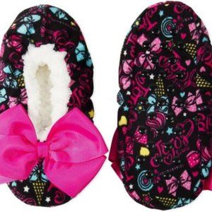 Toddler Girls' JoJo Siwa Slipper Socks Black 8-13
